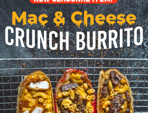 Sus Hi Eatstation Brings Back Mac & Cheese Crunch Burrito as New Seasonal Item!